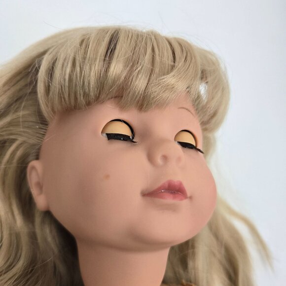 Pottery Barn Kids by Gotz Blond Doll with Bangs & Blue Eyes Nude 18" - Picture 10 of 10